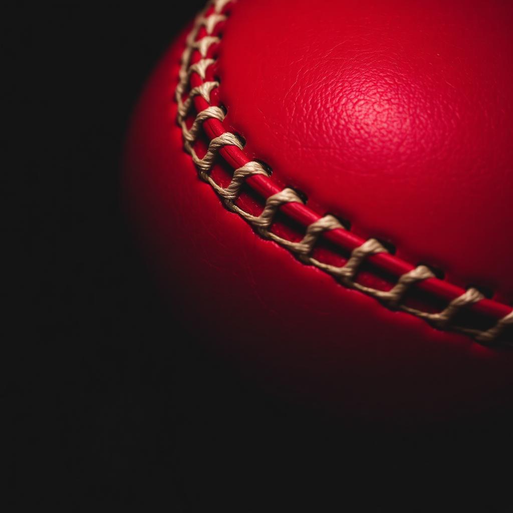 Slen Test Red Leather Ball